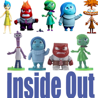 Bonecos Divertidamente 2 Figura De Ação INSIDE OUT 2 Tristeza Alegria Medo Raiva Figuras Do Modelo Nojento Brinquedos Decoração Kids