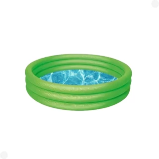 Piscina Infantil Inflável Play de 101 Litros com 3 Anéis Verde 124040 - Bestway