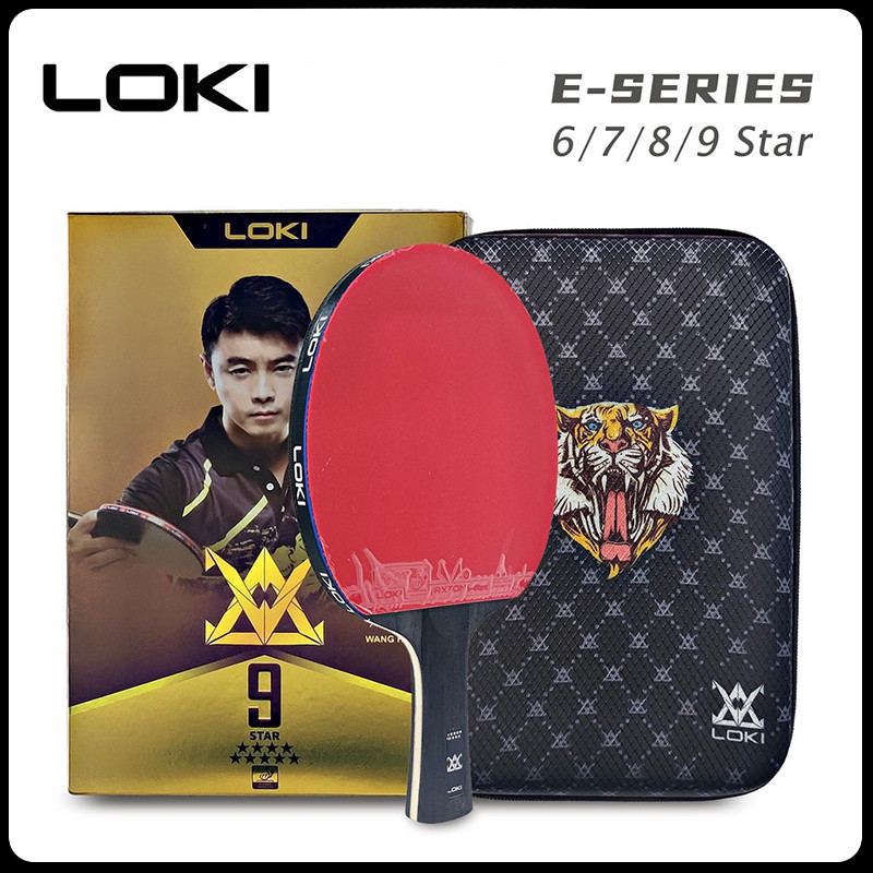 Loki 7/8/9 Star Professional Ping Pong Racket Com Saco Original Attack ...