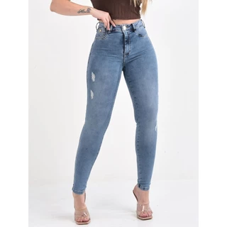 Calça Jeans Cigarrete Feminina Hot com Elastano Boomerang
