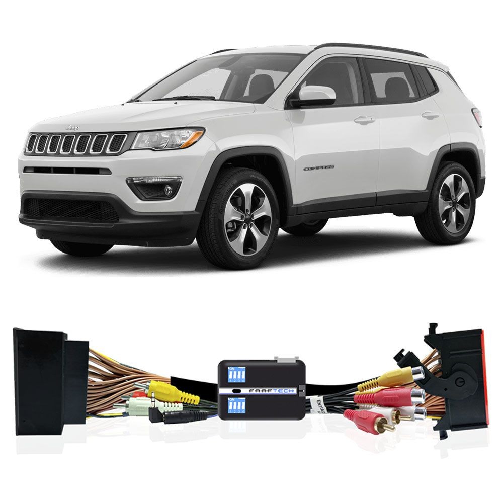 Interface Tela Jeep Compass 2016 a 2021 Faaftech FT-VF-UC2 Desbloqueio ...