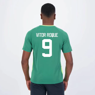 Camisa Palmeiras Vitor Roque 9 Paixão Verde
