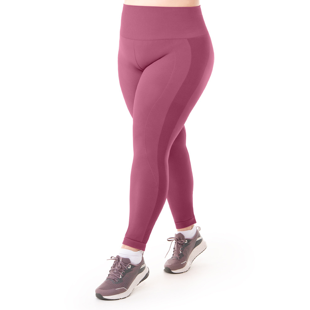 Calça Legging Fitness Plus High Rise Dusty Pink Zee Rucci | Shopee Brasil