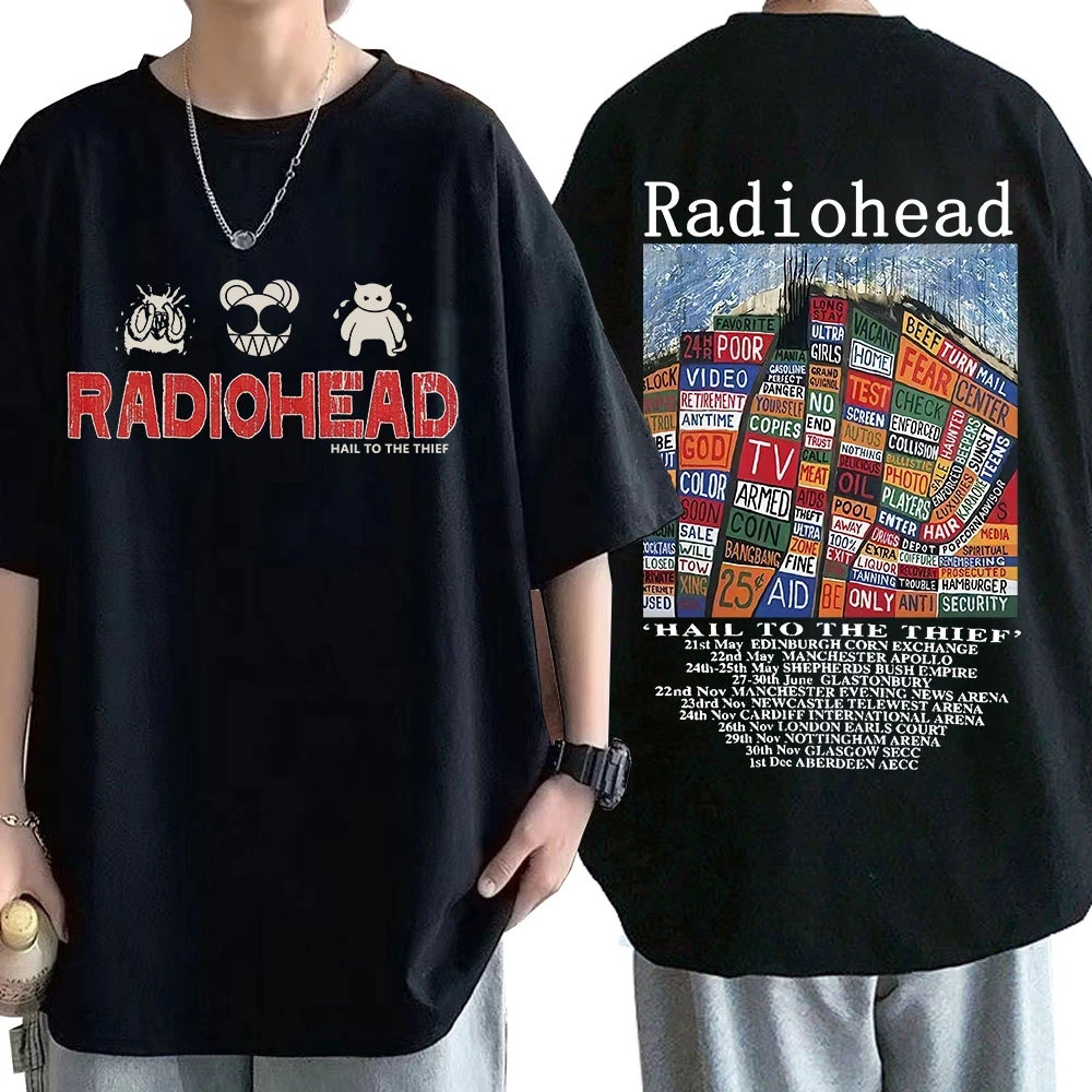 Camiseta Radiohead Unissex 100% Algodão - Envio Rápido