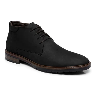 Bota Casual Inglês Masculina Preta Turunelli Elegante Macia