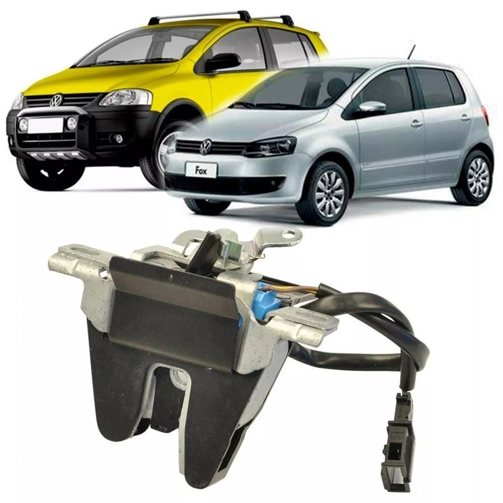 Fechadura Abertura Fecho Porta Malas Eletrica Fox Crossfox Vw Volkswagem 2009 ATÉ 2021