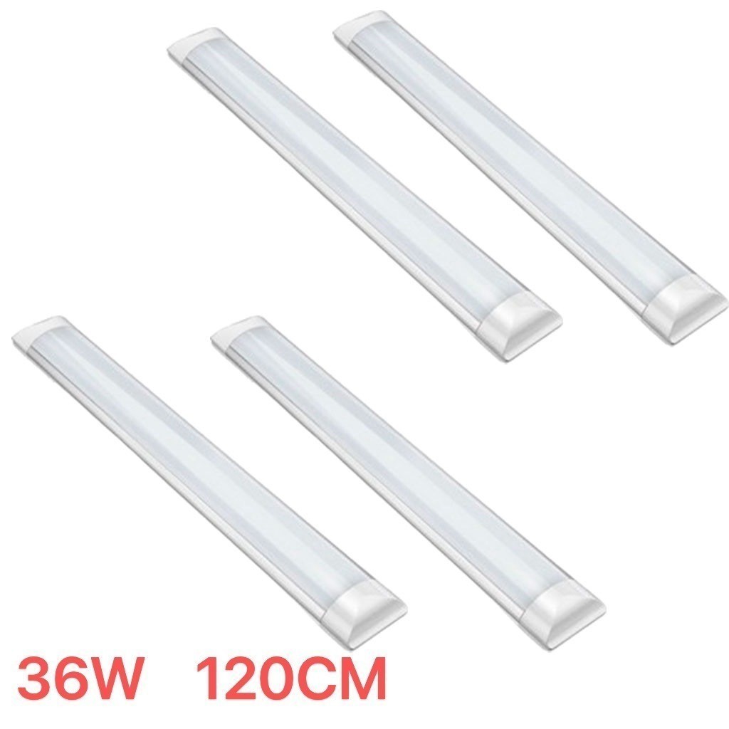 Kit de luz LED 36w 6500K, tubo LED ultrafino de 4000K 120cm