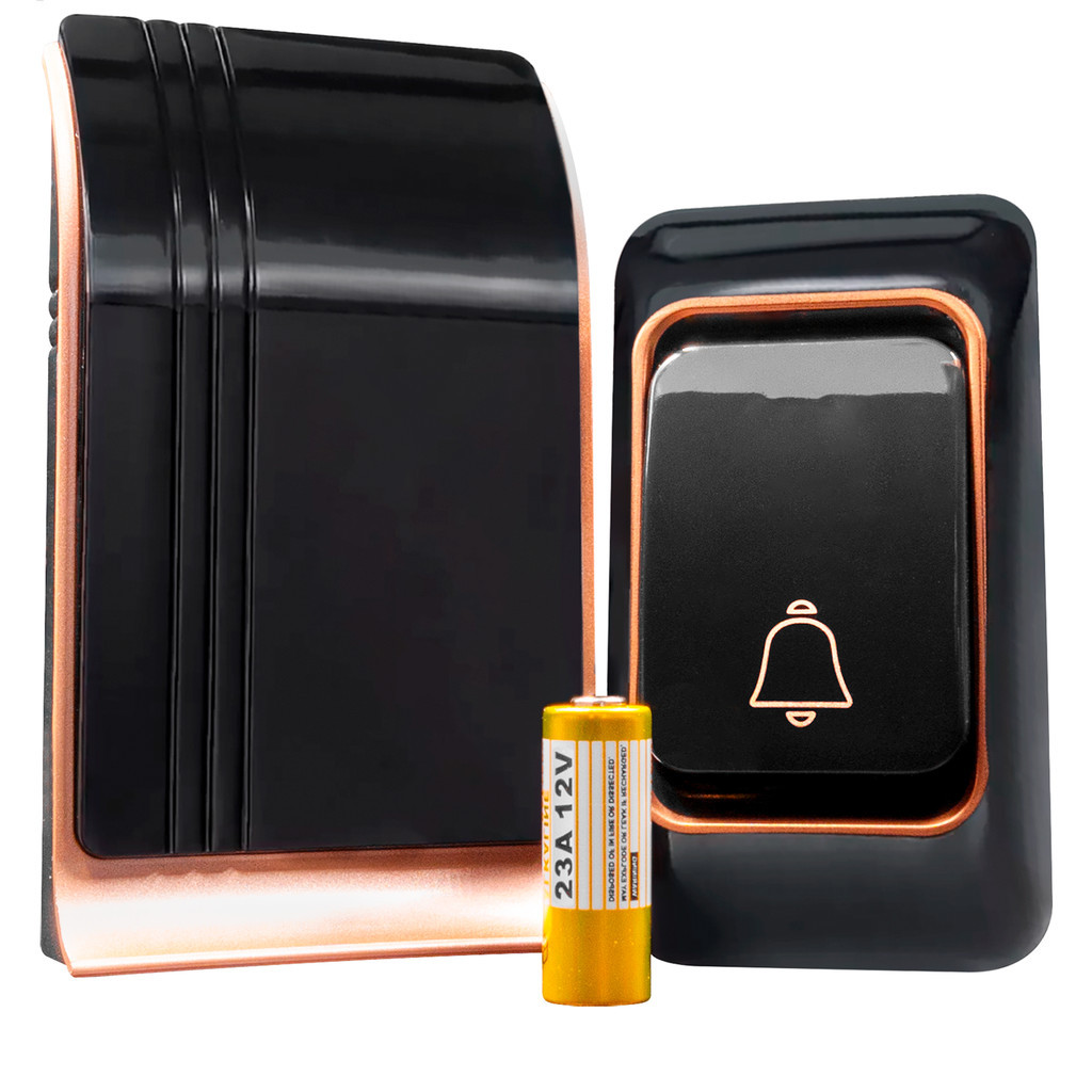 Campainha Sem Fio Residencial com 38 Toques Longo Alcance ate 150 Metros Bivolt A Prova d'água