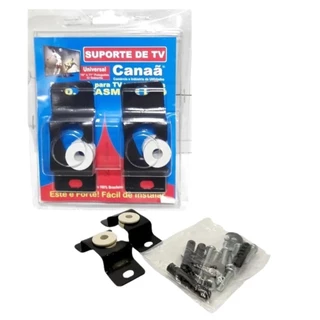 Suporte de tv universal marca canaa gabarito para TV LCD , PLASMA e LED 10" até 71"
