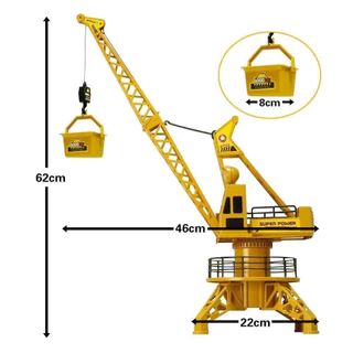 Caminhão De Controle Remoto , Modelo De Guindaste De Torre Elétrico Para Crianças , Simulação De Veículo De Engenharia , Presente De Aniversário Meninos