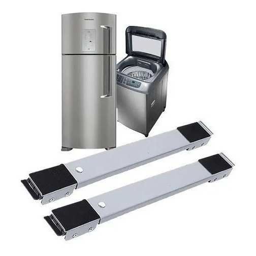 Suporte Base Rodinhas Ajustável Para Geladeira Fogão 57803