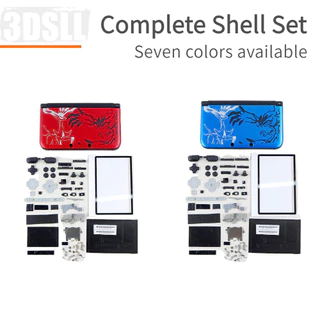 3dsxl shell 3dsll Game Console Chassis Acessórios velho 3ds xl ll Boss Três Chassis Substituição Case Pokemon