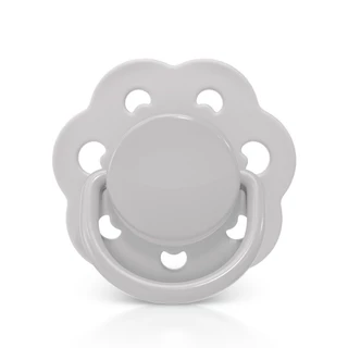 Chupeta Candy Style Bico Redondo em Silicone 0m+ Cinza Lillo em Oferta na Shopee