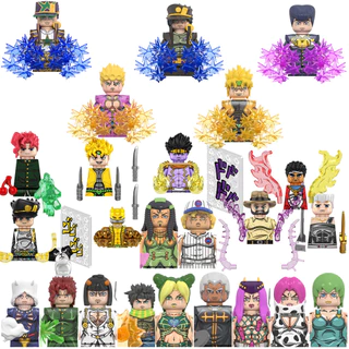Blocos De Construção De Aventura Bizarra De Jojo Estrela Platina DIO Kujo Jotaro Josukefiguras Toy Minifiguras