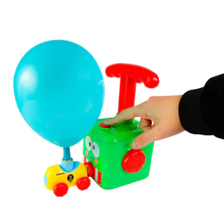 Brinquedo Lançador de Carrinhos Movido a Balão de Ar O Bexiga Car é a Sensação do Momento Inovador
