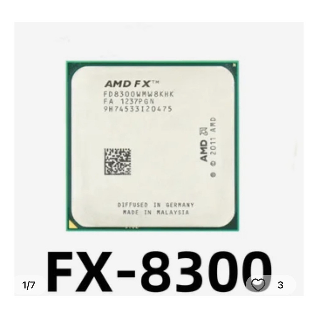 Processador Amd Fx 8300 8 Núcleos threads 8
