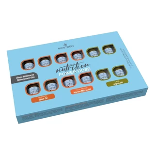 Ecosmetics Nutrition Mix Ampolas Argan, Mirra, Ojon 12 Unidades