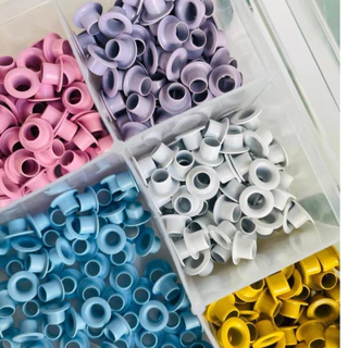 Ilhós Coloridos com 50 unidades
