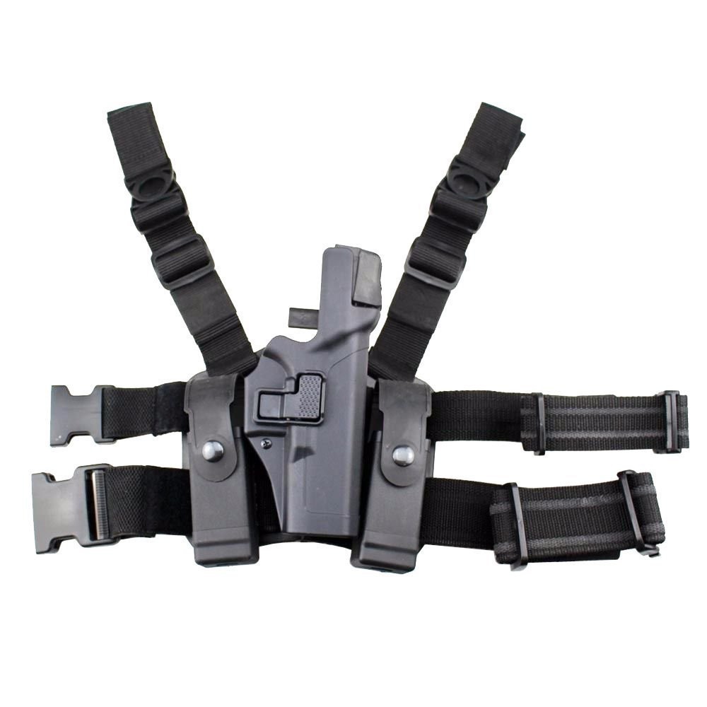 Tactical Glock Leg Holster Right Hand Paddle Thigh Belt Drop Pistol Gun ...