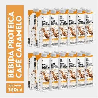 Kit 24x Bebida Proteica NotCo NotShake Protein 16g de Proteína Café Caramelo 250ml