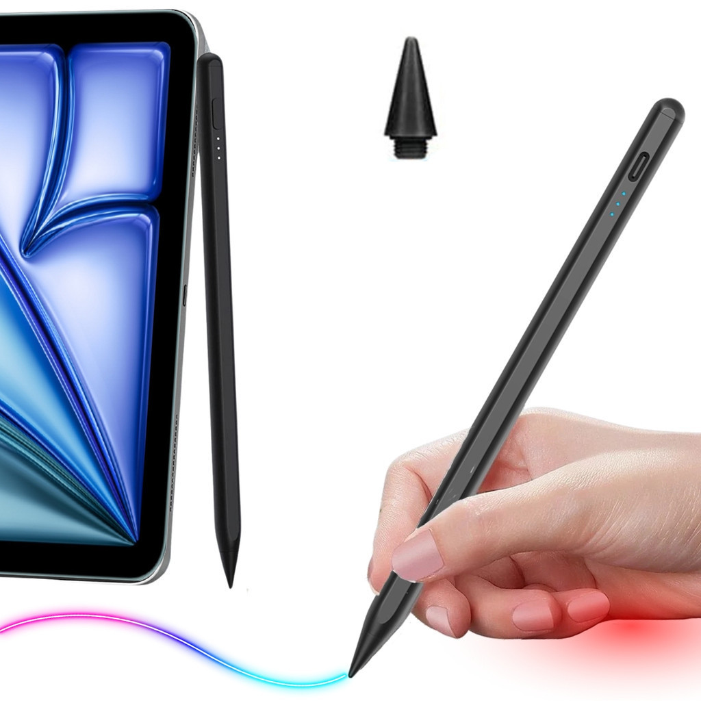 Caneta Pencil Palm Rejection Para iPad Air 6 A2902 - 11 Polegadas