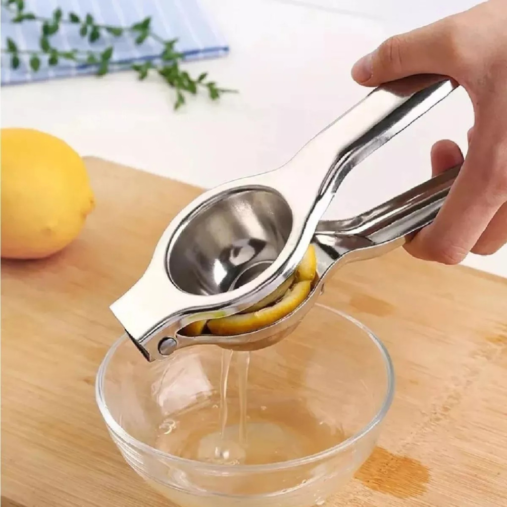 Espremedor Limão De Inox Maciço Resistente Profissional | Shopee Brasil