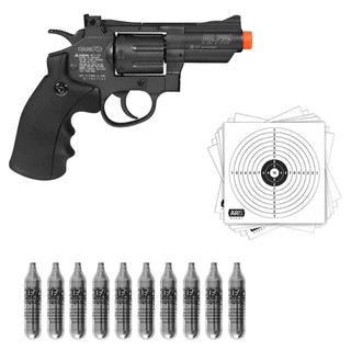 Revólver 4.5 Co2 Gamo Pr-725 Full Metal 4.5mm + Alvos + Co2
