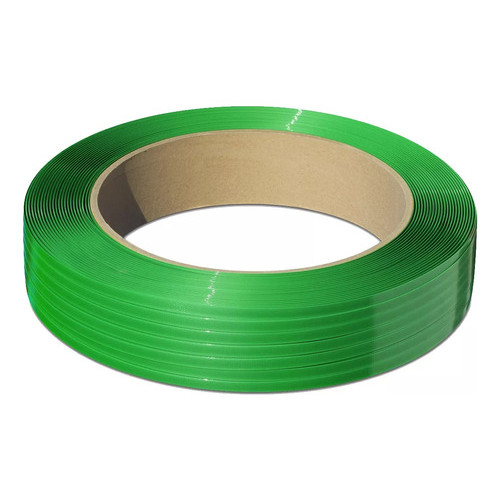 Rolo Fita Cinta De Arquear Pet Poliester Verde 16mm 4kg