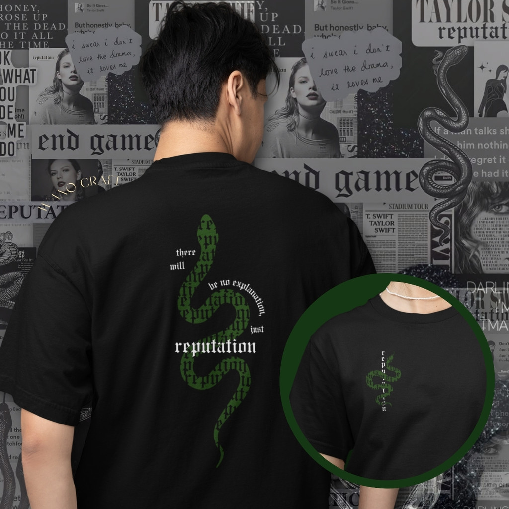 Camiseta There Will be No Explanation Just Reputation Cobra Taylor ...