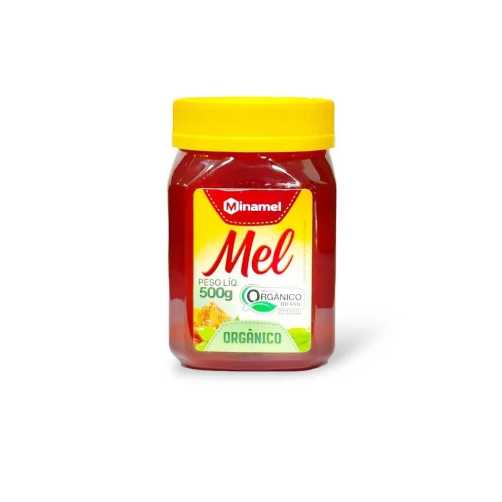 Mel Orgânico Pote 500g Minamel | Shopee Brasil