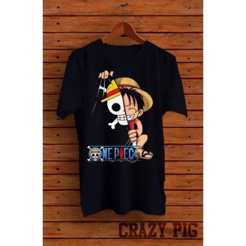 Camiseta camiseta do one piece Lançamento 100% Algodão Envio Imediato