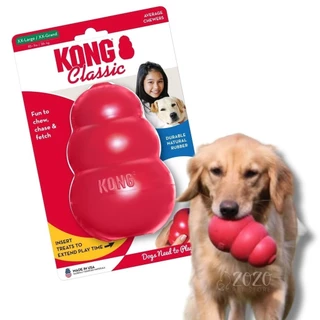 Kong Classic Brinquedo Resistente Recheável Para Cães Mordidas Moderadas Tamanho XXG