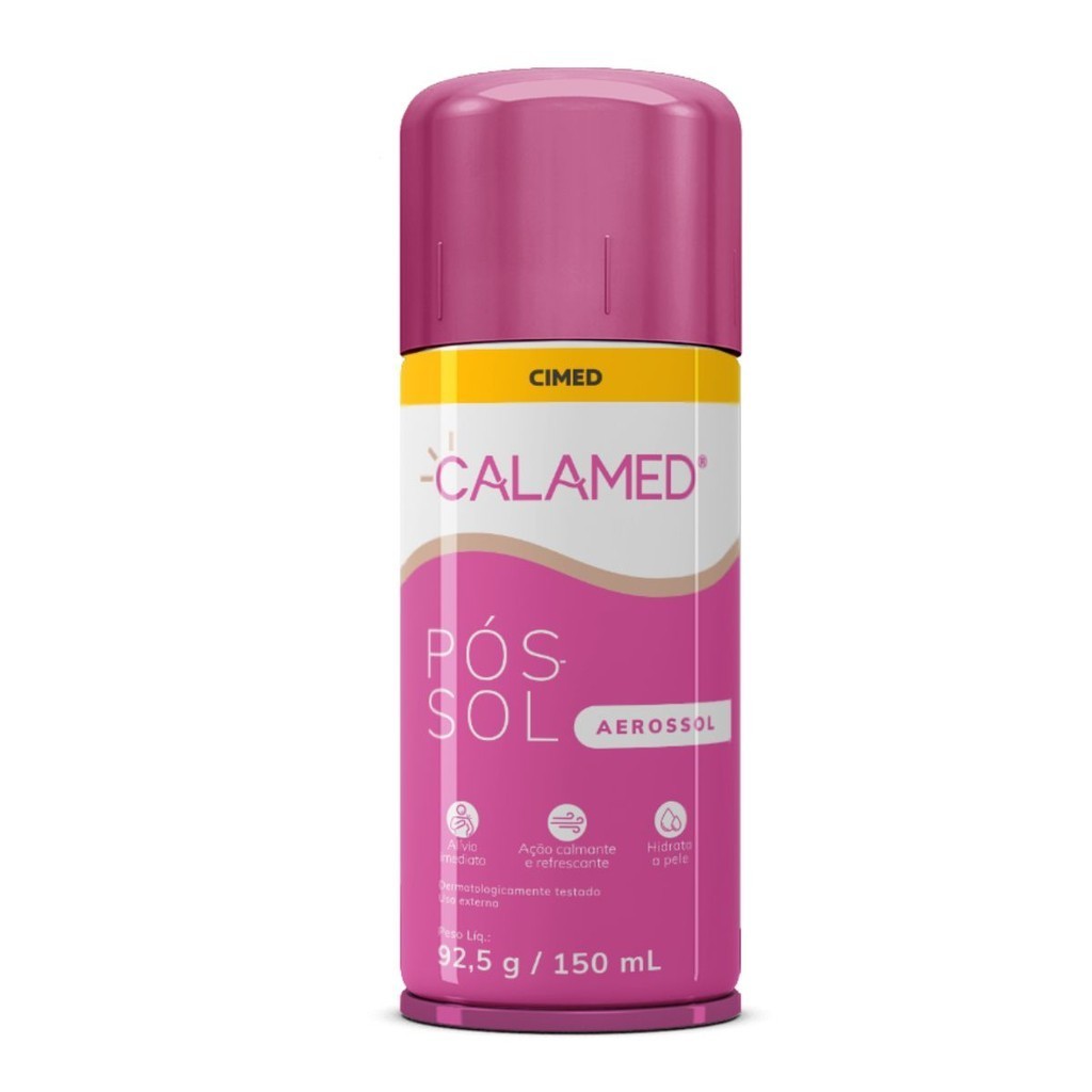 Calamed Aerossol Pós Sol 150ml - Cimed | Shopee Brasil