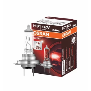 Lâmpada Halógena Osram Super H7 55W 12V ±30% luz