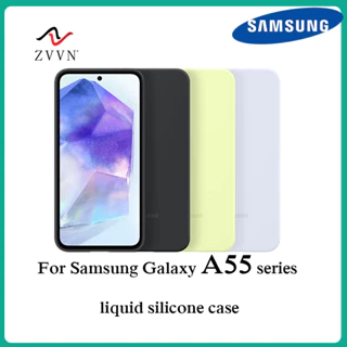 Novo Compatível Para Samsung Galaxy A55 Capa De Silicone Líquido Celular Proteção Macia À Prova De Choque Câmera Inclusiva