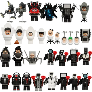 Skibidi TitanTV Homem Orador Sanitário Blocos De Construção Minifiguras Figuras De Brinquedo Presente