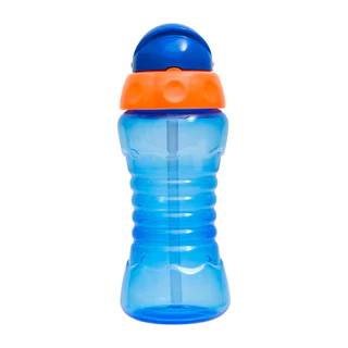 Garrafa Infantil com Canudo Retrátil 300ml Fresh Marinho