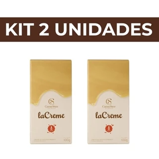 Kit 2 Tabletes laCreme branco 100g Cacau Show