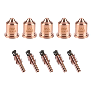 10Pcs Kit 5 Bicos Corte 220816 85a + 5 Eletrodos 220842 105a Consumíveis Plasma
