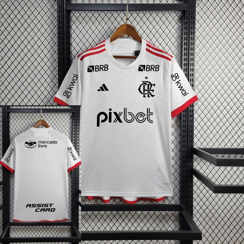 24/25 Longa Distância Patrocinadores Camisa De Futebol B-S