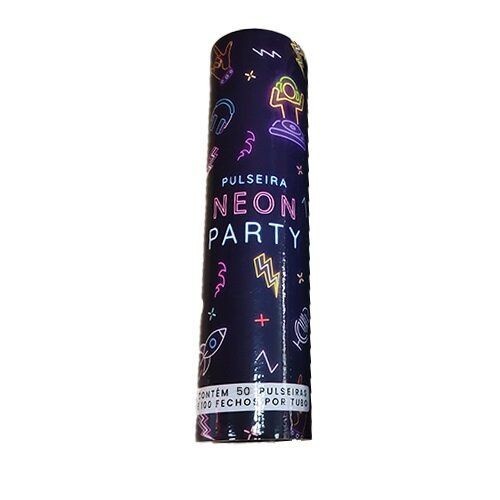 Pulseira Neon Party 50 unidades Popper | Shopee Brasil