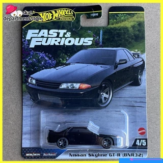 >> Hot Wheels HOT WHEELS pneu de borracha com fundo de ferro Velozes Série Paixão HNW46 Nissan GTR R32
