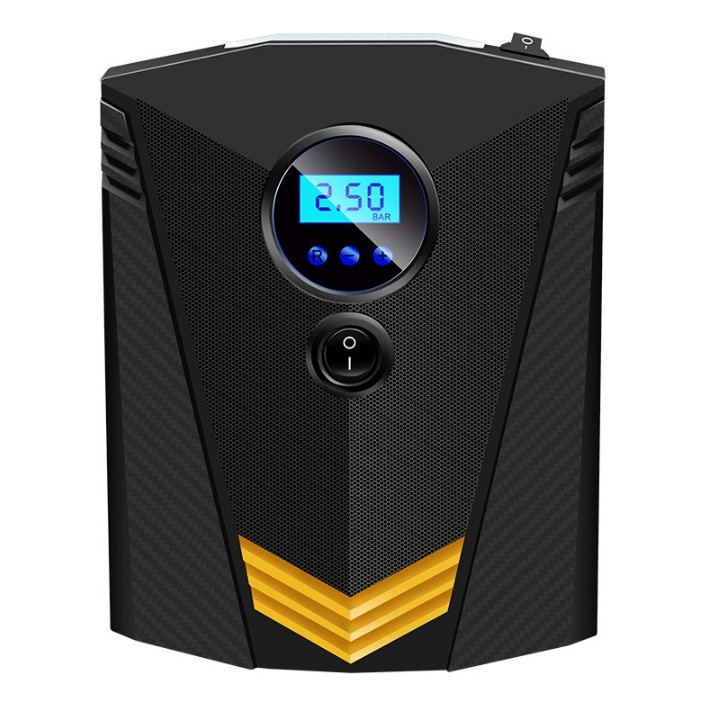 Calibrador Compressor Pneu Digital COM Fio Carro Moto Bike 12V
