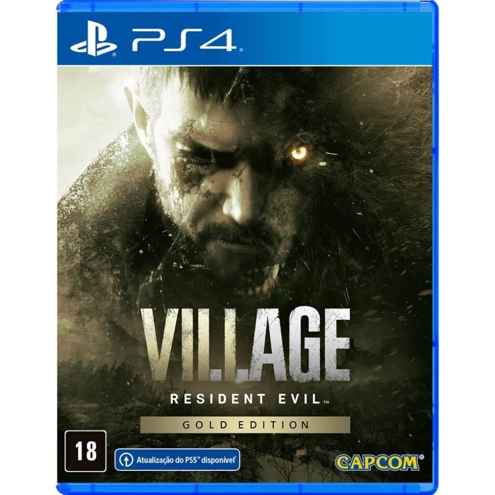 Resident Evil Village Gold Edition PS4 BR Midia Fisica