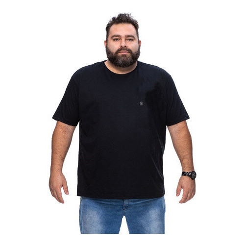 KIT 5 CAMISETAS MASCULINAS BASICAS PLUS SIZE 100% ALGODÃO