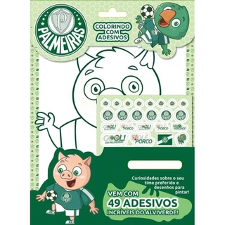 Palmeiras - Colorindo com Adesivos