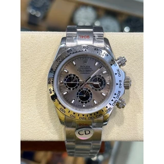 AAA Rlex Cosmograph Daytona Função complexa pulseira de aço inoxidável relógio mecânico automático dos homens, negócio charme High-End rodada Dial relógio dos homens