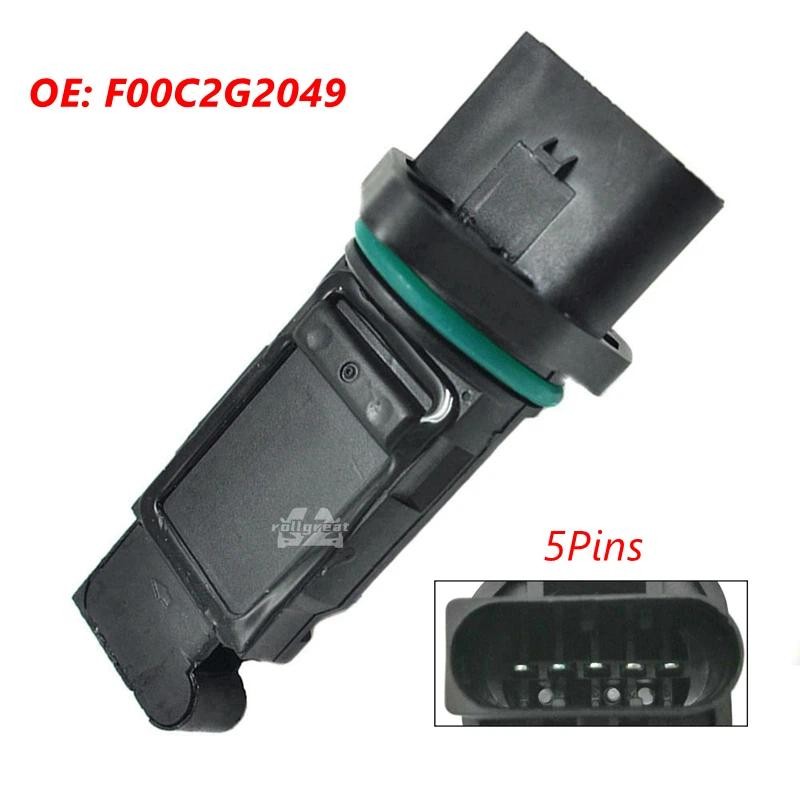 F00C2G2049 Medidor De Fluxo De Ar Maciço MAF Sensor Para Audi Skoda VW ...