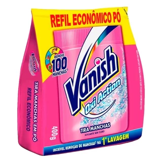 Alvejante Vanish em Pó Cristal Pink Refil Econômico 400g - Embalagem com 24 Unidades em Oferta na Shopee
