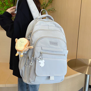 Mochila Universitária Antichuva - Nylon Leve + Divisões Estratégicas para Organização